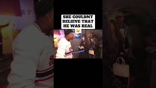 SHE COULDNT BELIEVE THAT HE WAS REAL 😧 #ishowspeed