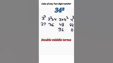 ▶️ Cube Of Any Two Digit Number | #maths #shorts