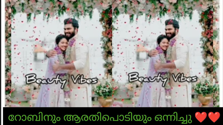 റോബിനും ആരതിപ്പൊടിയും സർപ്രൈസ് തന്നു ❤️❤️