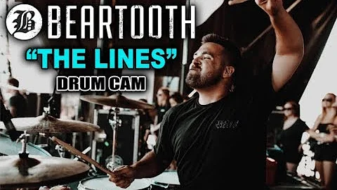 Connor Denis | Beartooth | The Lines | Drum Cam (LIVE)