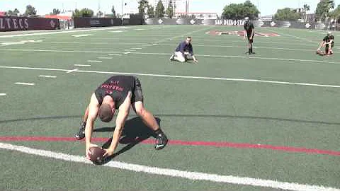 Donny Hageman, K, SDSU (2016 Pro Day Workout)