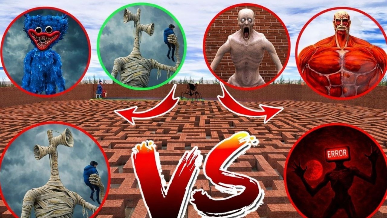 SIREN HEAD VS SCARY DEER VS SCP 096 In Garry's Mod #2025