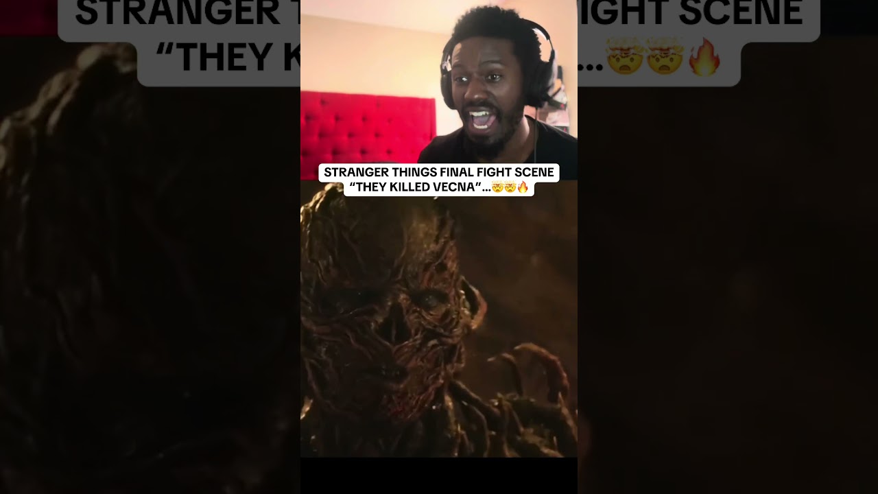 Реакция на финальную сцену боя в сериале «Очень странные дела»: «Векна мертва»…😳🤯