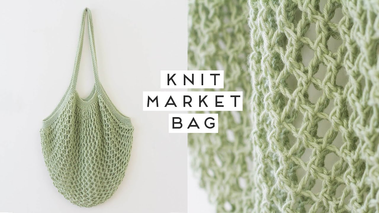 Easy Knit Tote Bags [10 FREE Patterns]