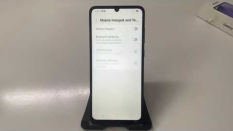 How to Enable/Disable Hotspot in Samsung F07 4G? 100% Working!