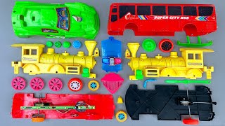 Merakit Mainan Mobil Remot Polisi, Kereta Api, Bus Kota | MOBIL JRN