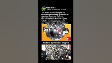 The Hüttlin Spherical Engine is a rotary design replacing cylinders with spherical motion, its