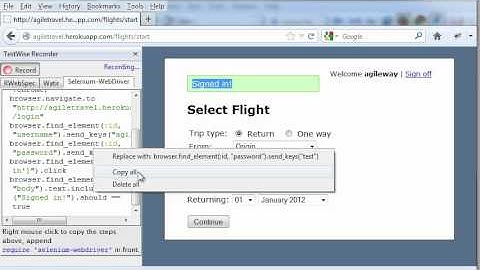 Selenium and RSpec quick start tutorial with TestWise