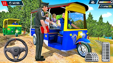 Modern auto tuk tuk Real - Rickshaw Games #3 - Android Gameplay