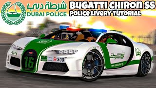 Bugatti Chiron SS Dubai Police Livery | Car Parking Multiplayer