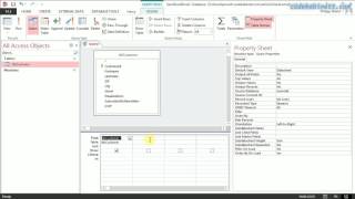How to create a simple select query in Microsoft Access