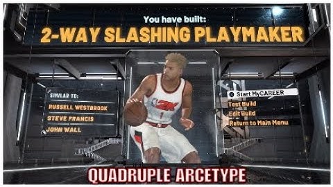 THE BEST 2-WAY SLASHING PLAYMAKER BUILD IN NBA 2K20 61 BADGES QUAD ARCETYPE ?