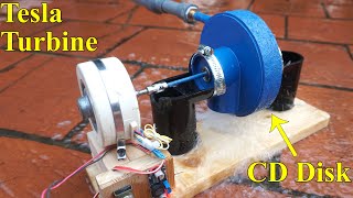 How to make a tesla turbine from CD