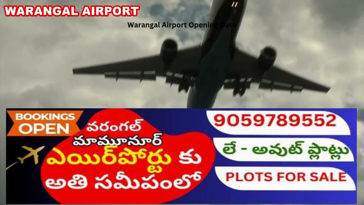 best real estate investment in hyderabad Warangal Mamnoor Airport Today  Latest News