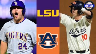 #1 LSU vs Auburn Highlights (Game 2) | 2023 College Baseball Highlights