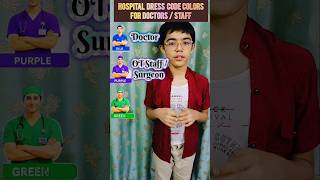 Hospital Dress Code in English 👨⚕️✨ medical vocabulary in English#shorts #medicalvocabulary