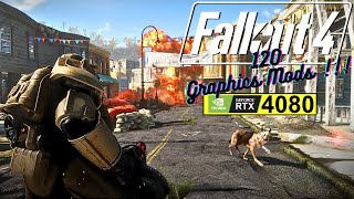 Fallout 4 - 120 Graphics Mods Installed!!! PC RTX 4080 4K 60 FPS Ultra Gameplay