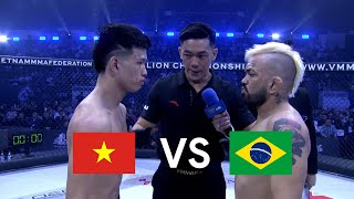 Nảy lửa với màn chạm trán giữa học trò của Johnny Trí Nguyễn và cao thủ Jujitsu Brazil