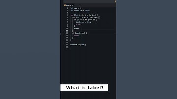 What is Javascript Label?