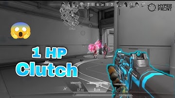 hyper Front | 1 vs 4 clutch blast gameplay hyperfront | clutch highlights hyperfront