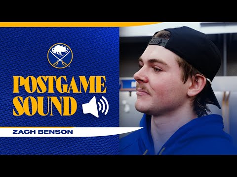 "Yeah Not Bad, Eh?" | Zach Benson On Rasmus Dahlin's Goal, Buffalo Sabres Win Over Islanders