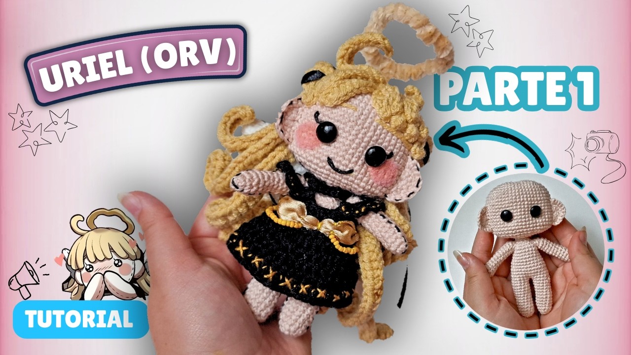 Tejamos a Uriel 💫| Tutorial Amigurumi de Lector Omnisciente (Parte 1)