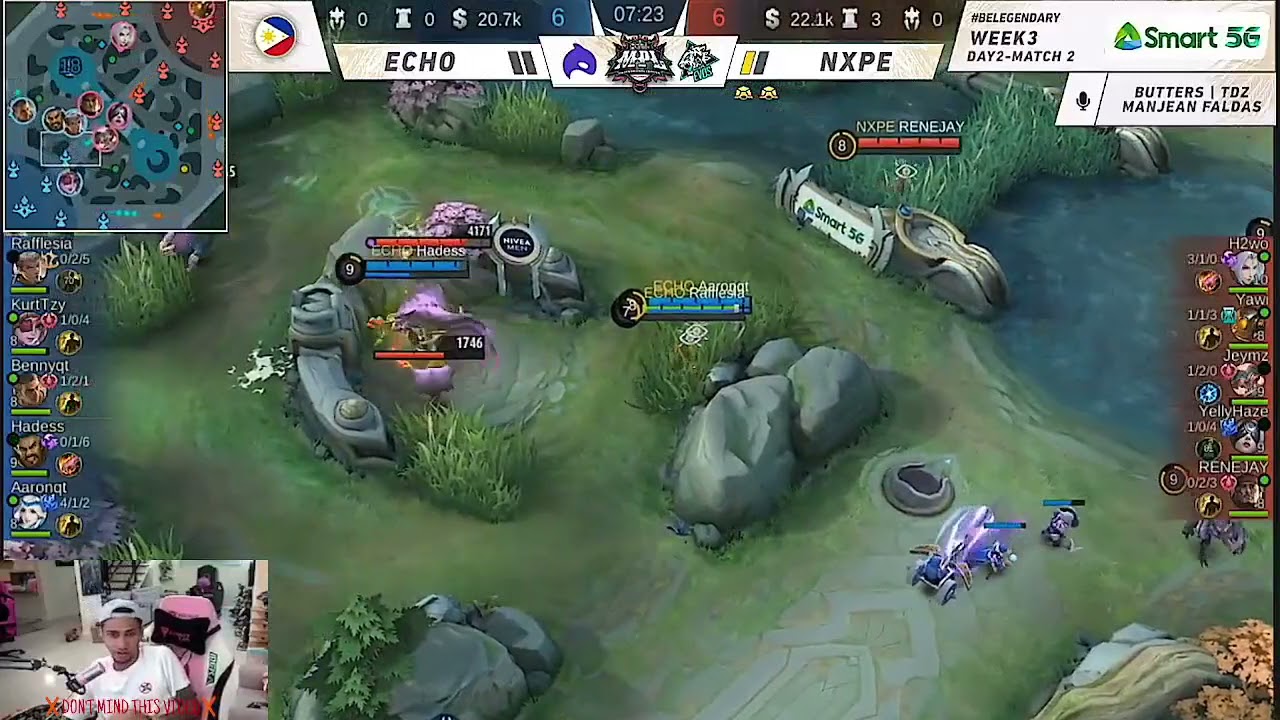 NEXPLAY EVOS V'S ECHO Game 2 Mpl Ph Season 8 Week 3 Day 2  MLBB Mobile Legends