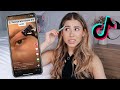 testing viral tiktok makeup hacks..