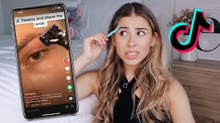 testing viral tiktok makeup hacks..