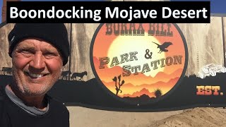 RV Boondocking BORAX BILL - Camping in California City, Mojave Desert