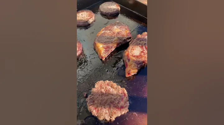 Carnivore prep, tons of meat and ribeyes!  Hanging with my son thanks for cooking #carnivore #burger