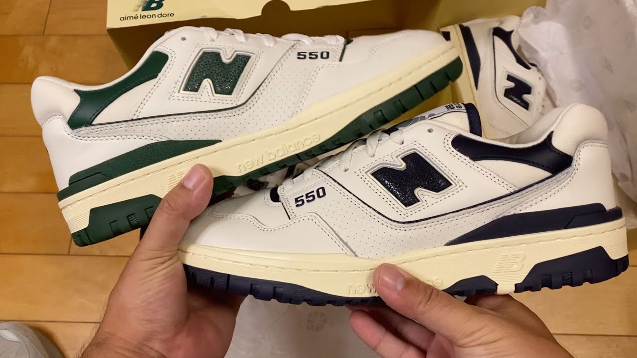 UNBOXING New Balance x Aime Leon Dore 550 Green & Navy - Affordable NB ALD  550s! #Lowheat 