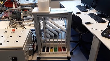 M&M sorting machine ROC Friese Poort mechatronica