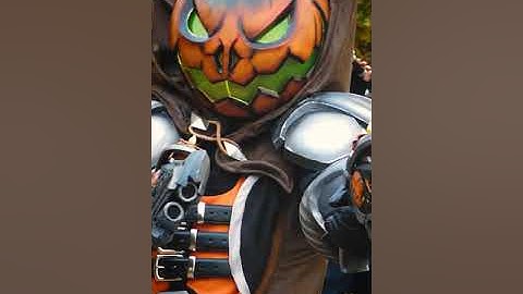 Overwatch: Reaper Pumpkin Head Skin - Halloween Cosplay #Shorts - Jack O