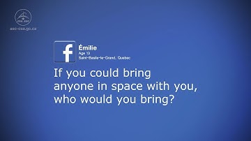 Kids’ Questions – Part 7: If you could bring anyone in space with you, who would you bring?