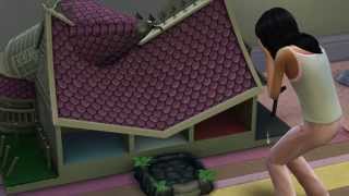 The Sims 4 Little Girl Crying Over Her Destroyed Dollhouse