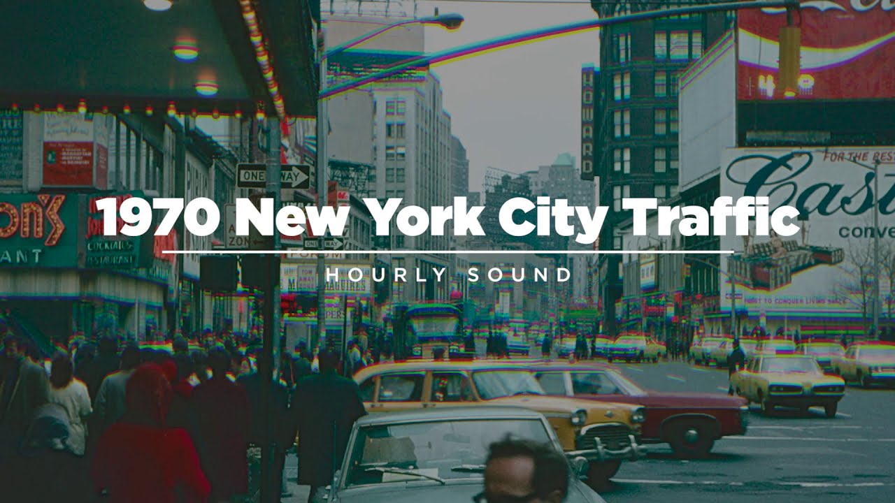 1 HOUR of 1970s NEW YORK CITY SOUND | ASMR