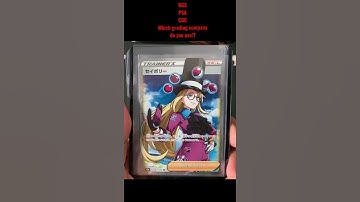 Beckett, PSA, or CGC which Pokémon card grading company is best for my Charizard GX #shorts