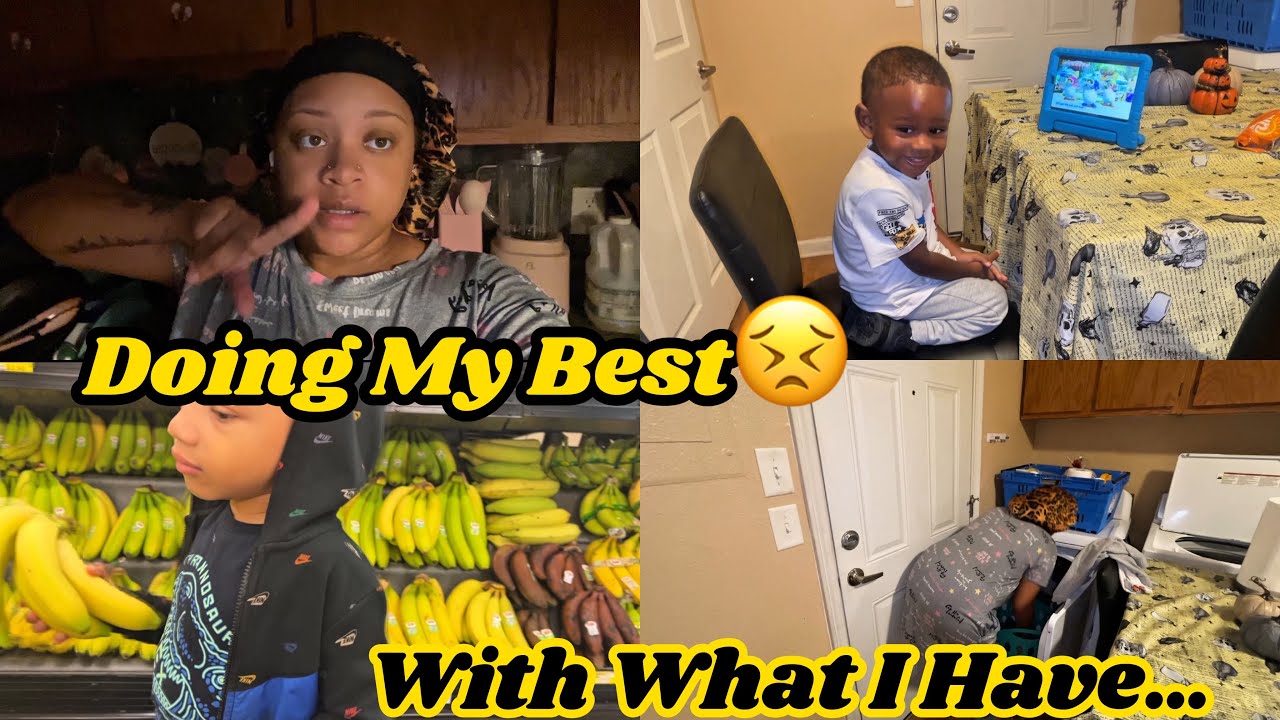 DITL с 25-летней безработной мамой в скучный понедельник ..