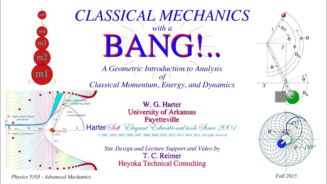 Classical Mechanics with a Bang! (2015 Fall) - Lectures #13 & #14