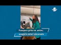 Mujer se niega a usar cubrebocas y grita a pasajeros de avión en EU