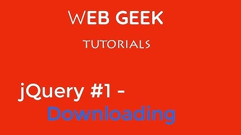 How to Download jQuery