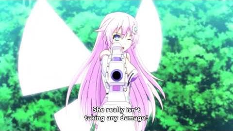 Hyperdimension Neptunia: The Animation - Yellow Heart vs Purple Sister