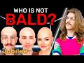 6 haired people vs 1 secret bald person