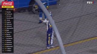 Kyle Busch wrecks Chase Elliott at Darlington (w/ middle finger)