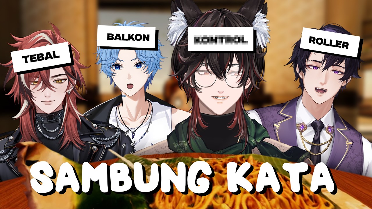 4 VTUBER INDIE BERMAIN SAMBUNG KATA TAPI...?! 😨 - SAMBUNG KATA
