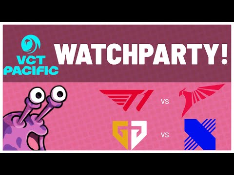 T1 vs TLN & GENG vs DRX - VCT APAC Kickoff #VCTWatchParty