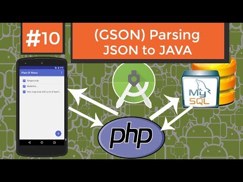#10 ToDo APP - Parse JSON to JAVA with ( GSON ) - التواصل مع قاعدة بيانات خارجية