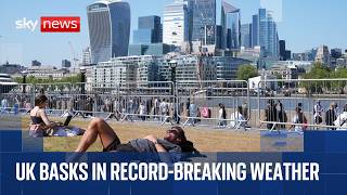 Live across the UK as May heatwave breaks another record overnight