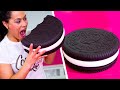How To Make A GIANT OREO Out Of Chocolate CAKE & BUTTERCREAM | Yolanda Gampp | How To Cake It